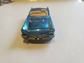Hot Wheels Redlines 1969 USA Light Blue ' 57 T - Bird Classic with Collectors Badge 2