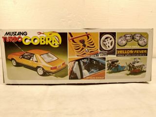 MPC Mustang Turbo Cobra 1:25 Model Kit 1 - 0725 Open Box 3