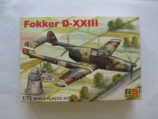 1|72 Model Plane Fokker D - Xxiii Rs Models D12 - 1594