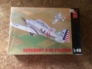 Hobby Craft 1:48 Seversky P - 35 Fighter Plastic Aircraft Model Kit Factory