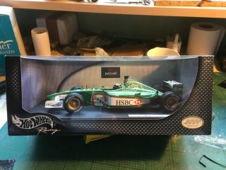Hot Wheels 2001 1:18 R2 Jaguar F1 Racing Car - Eddie Irvine