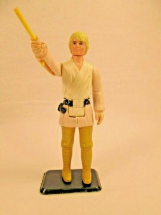 Kenner,  Star Wars 1977,  Vintage Luke Skywalker Action Figure W/ Saber,  Hong Kong