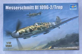 Trumpeter Messerschmitt Bf 109g - 2/trop German Fighter 1/32 9580208022956