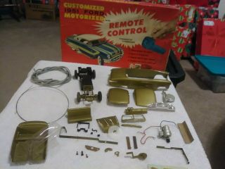 Vintage Itc Model Craft Motorized Imcomplete W Electric Motor 1951 Ford Started?