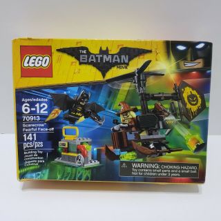 Lego 70913 Batman Movie Scarecrow Fearful Face - Off Retired Box