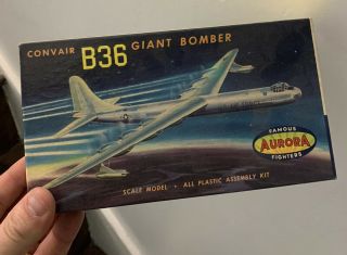 Convair B - 36 Giant Bomber Aurora Model Airplane Kit
