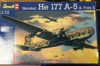 Revell 1/72 Heinkel He 177 Greif With Eagle Strike,  Eduard Etch And Masks,  Etc