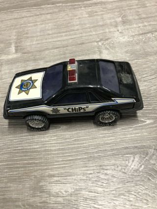Chips California Highway Patrol Police Car Buddy L Corp Vintage 1980 