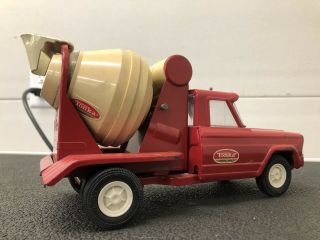 Vintage 1964 Tonka Jeep Cement Mixer Truck 52110 Heavy duty metal toy 3