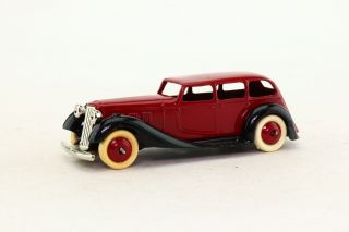 Dinky Toys 36a; Armstrong - Siddeley Limousine; Maroon & Black; Repainted