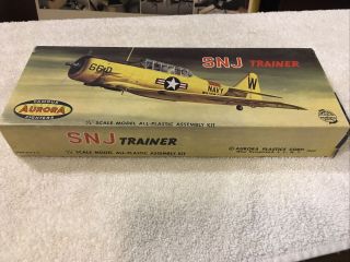 Vintage Aurora Snj Trainer Kit No.  80 - 79 1960 Complete