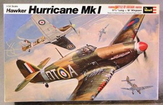 Revell 1/32 Hawker Hurricane Mk I Vintage Plastic Model Kit