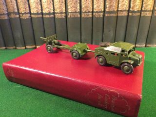 Dinky Toys Field Gun Set.  No.  697