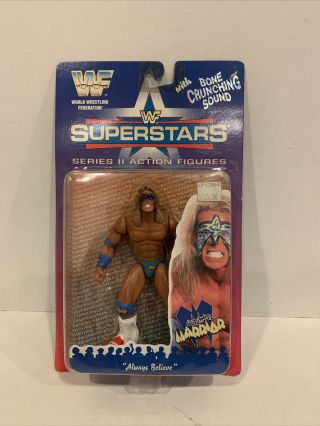 Ultimate Warrior Wwe Wwf Superstars Series 2 Action Figure Moc Jakks 1996