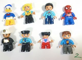 8x Lego Duplo Mini Figures No 2