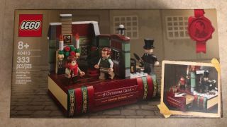 Lego 40410 A Christmas Carol Charles Dickens Box Limited Edition