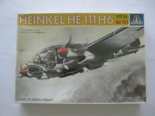 1|72 Model Plane Heinkel He 111 H6 Italeri D12 - 1536