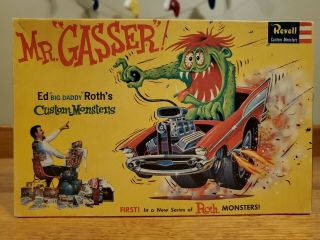 1963 Revell Mr.  Gasser Ed Big Daddy Roth Monster Model Complete