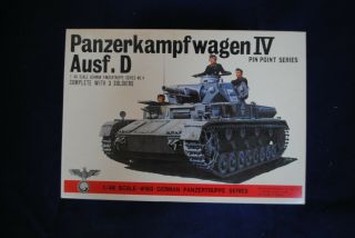 Bandai 1/48 Armor Kit German Panzer Iv D Ww2