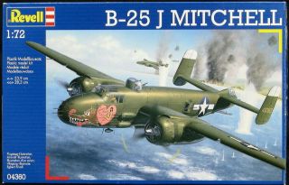 1/72 Revell Models North American B - 25j Mitchell American Wwii Bomber