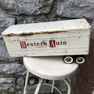Vintage Structo Western Auto Semi Truck Trailer You Steel 60s Parts Restore