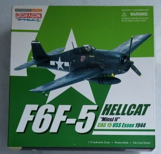 Dragon Wings Models F6f - 5 Hellcat Minsi Ii Cag 15 Uss Essex 1944 50238 Wwii 1:72