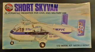 Vintage Airfix Short Skyvan 1/72 Scale Model Kit 4018