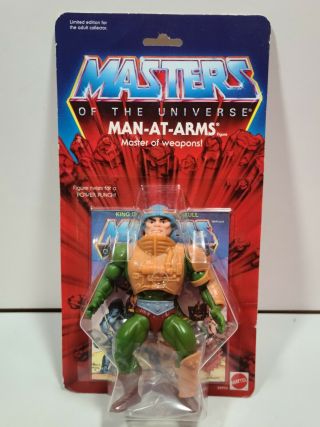 Commemorative 2000 Masters Of The Universe/he - Man Man - At - Arms 8 Back Motu Moc