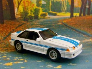 3rd Gen 1979 - 1993 Fox Body Ford Mustang 5.  0 Gt 1/64 Scale Limited Edition M