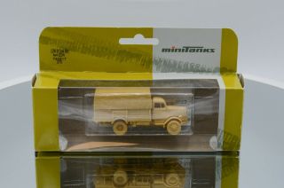 Roco Minitanks 370 1:87 Ho Scale Ww2 German Opel Blitz (sand) Truck - Boxed