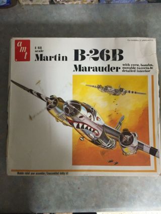Amt 7002 1/48 Martin B - 26b Marauder Complete Kit In An Open Box