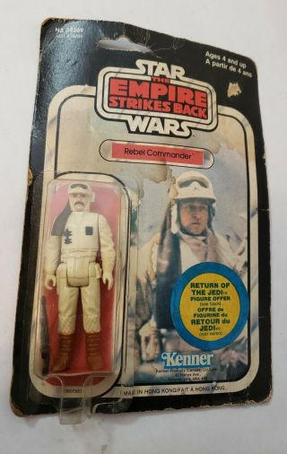 Kenner 1982 Esb Star Wars Rebel Commander 47 Back Separated Bubble On One Side