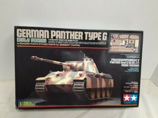 Tamiya 1/35th Scale 35261 German Panther Ausf.  G Early Production & Eduard P/e