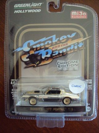 Greenlight Hollywood Smokey And The Bandit 1977 Pontiac T/a Chrome Chase,  2018