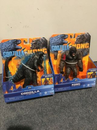 Godzilla Vs Kong Monsterverse Godzilla And King Kong Playmates 2020