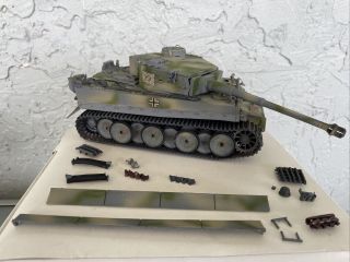 Tamiya Tiger Panzerkampfwagen 1/35 Scale Model Tank Built View Description