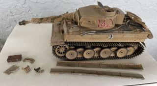 Tamiya Tiger I Panzerkampfwagen Vi 1/35 Scale Model Tank Built View Description