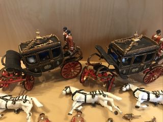 Vintage Lead Royal Coach and Horses 2