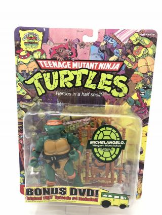 Tmnt Teenage Mutant Ninja Turtles 25th Anniversary Michelangelo W/dvd 2008