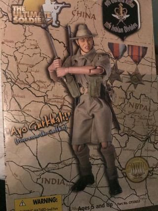 Ultimate Soldier Wwii Aya Gurkali 9th Gurkha Rifles 11th Division 12 " Figure