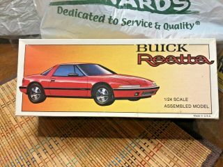 1/24th Scale Assembled 1988 Buick Reatta Model,  Still Usa
