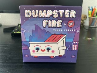 Dumpster Fire - Dumpo The Clown Vinyl Figure 100 Soft Limited Edition In Hand