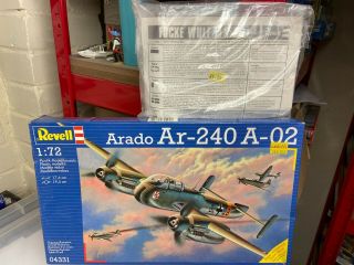 Revell 1/72 Arado Ar - 240 A - 02 & Focke Wulf Ta152h