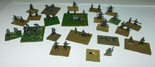 Airfix 1/72 Scale Ww2 German Soldiers,  Painted With Bases No.  1