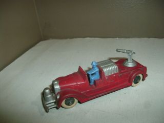 1937 - 38 Tootsietoy Hose Car Vintage Fire Truck 4  1/2 Long.