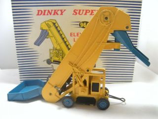 Dinky Supertoys 964 Elevator Loader Yellow,  Blue England Meccano