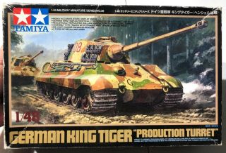 Tamiya German King Tiger Production Turret 1/48 Nib Model Kit ‘sullys Hobbies’