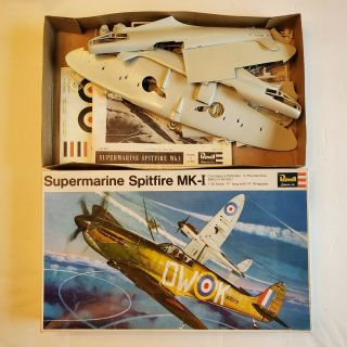Vintage Revell Supermarine Spitfire Mk - I 1:32 Scale Model Kit