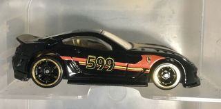 Hot Wheels Loose Speed Machines Series Ferrari 599xx Black Vhtf