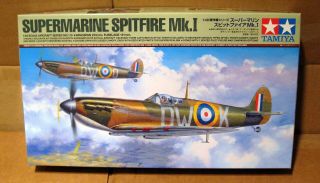 Tamiya 1/48 Supermarine Spitfire Mk.  I Wwii British Raf Fighter Detailed 61119